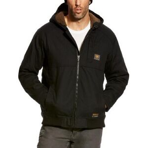 Ariat Rebar Duracanvas Hooded Jacket Men’s M Black